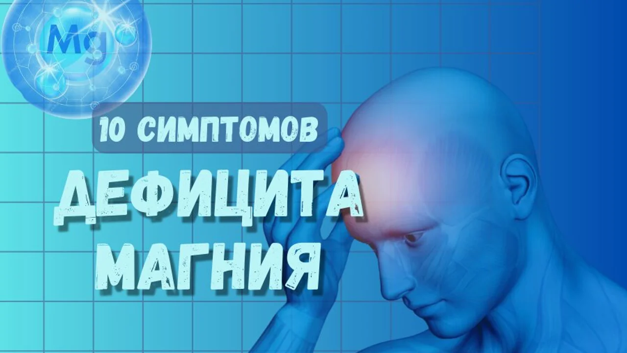 10 симптомов дефицита магния