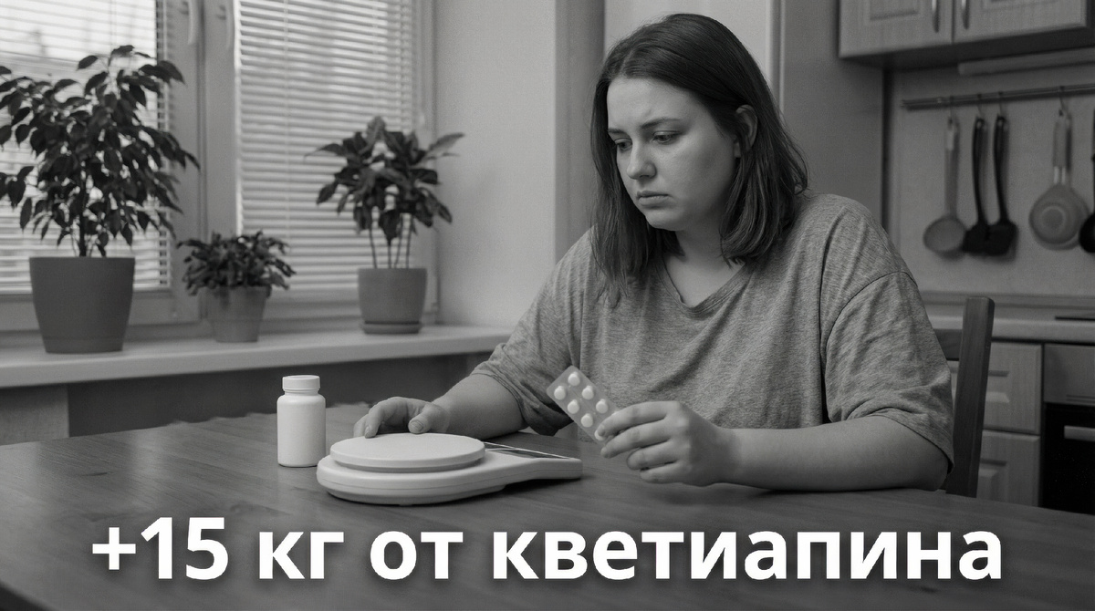 +15 кг от кветиапина: почему психиатрические препараты ломают метаболизм