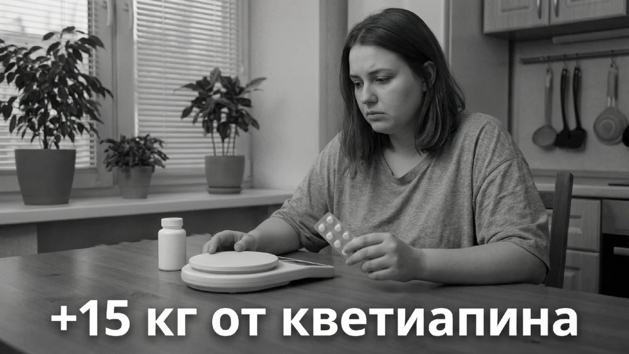 +15 кг от кветиапина: почему психиатрические препараты ломают метаболизм
