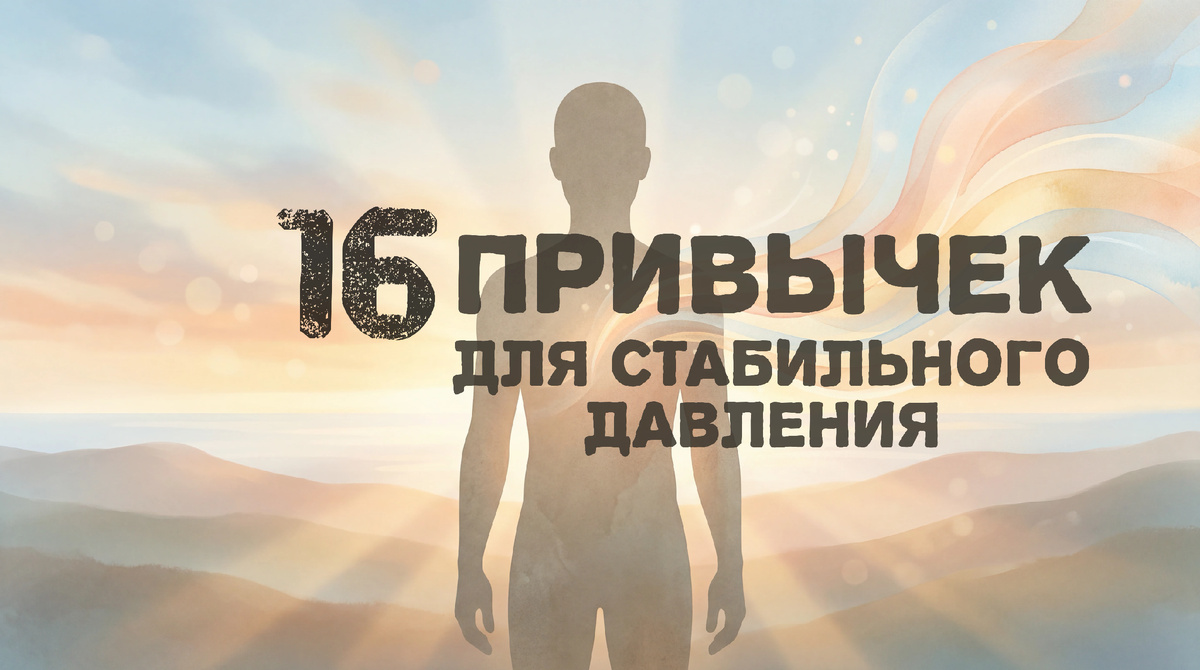 16 привычек для стабильного давления