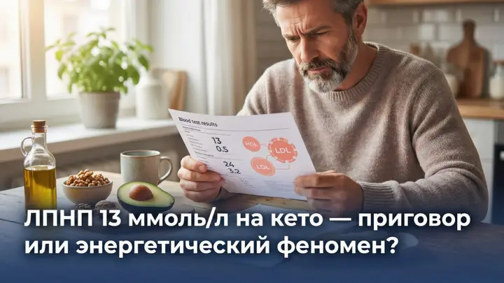 ЛПНП 13 ммоль/л на кето — приговор или энергетический феномен? Что показало исследование KETO-CTA