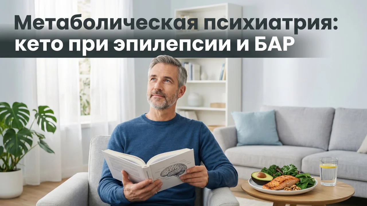 Метаболическая психиатрия, часть 1: почему кето работает при эпилепсии и БАР