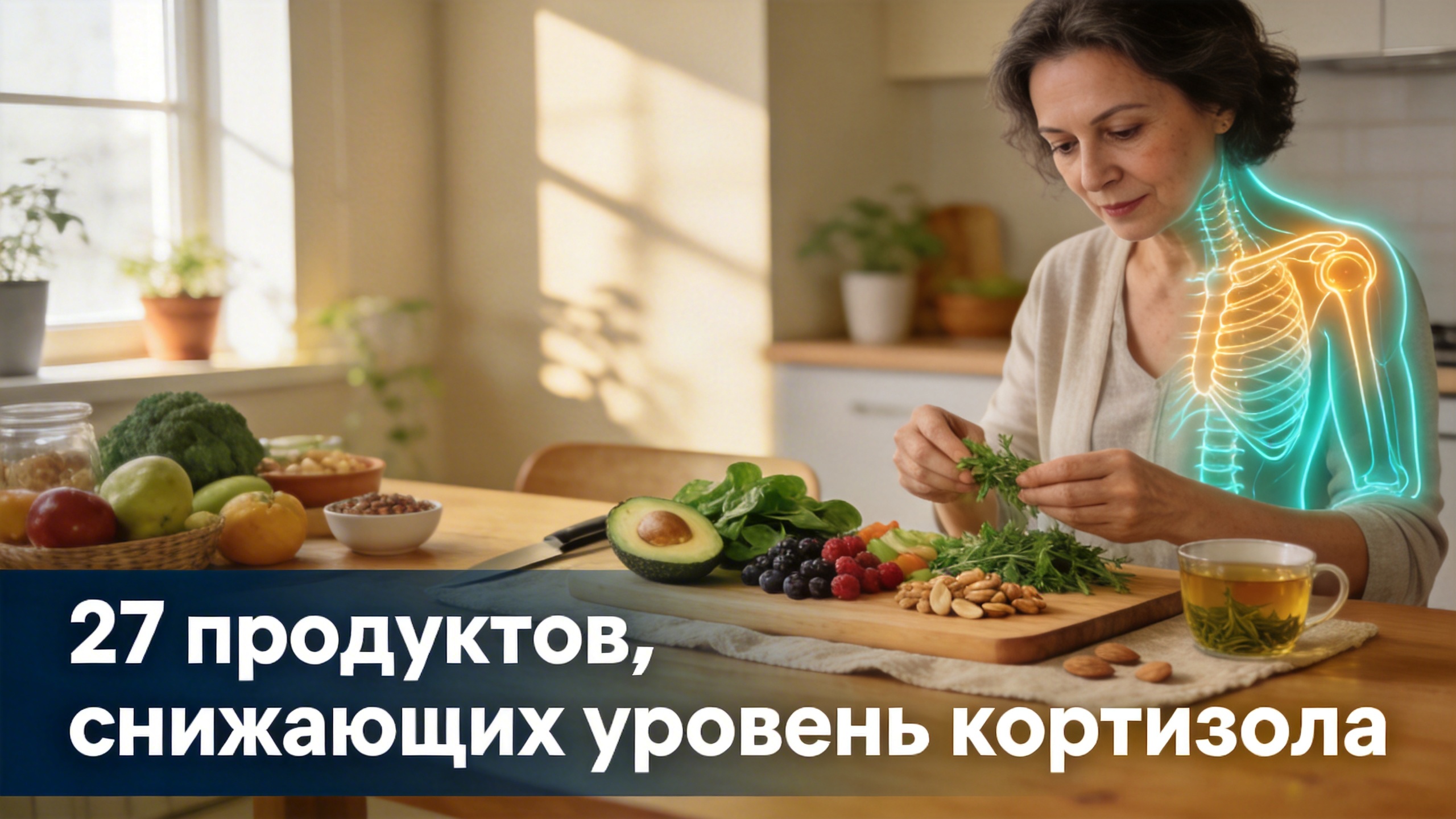 27 продуктов, снижающих уровень кортизола
