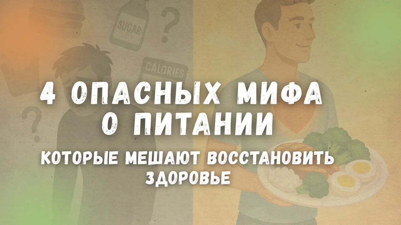4 опасных мифа о питании, которые мешают восстановить здоровье