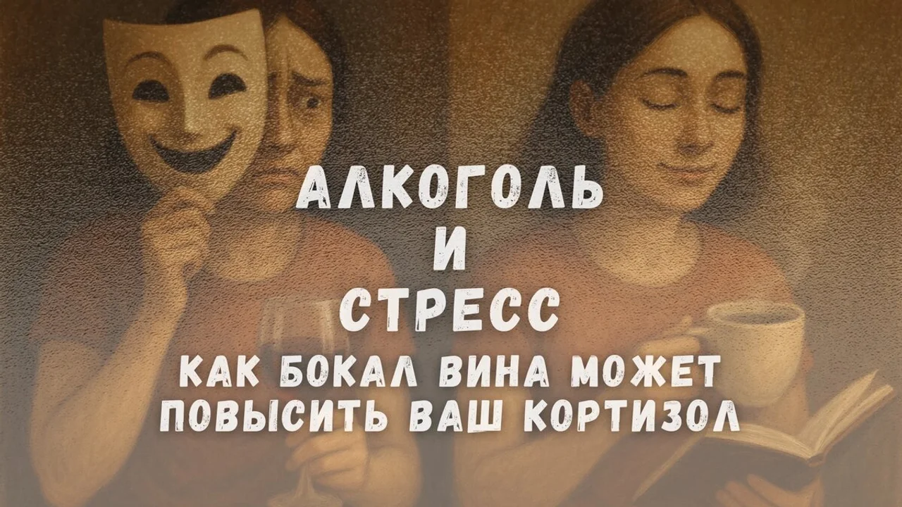 Алкоголь и стресс: как бокал вина на ужин может повысить ваш кортизол