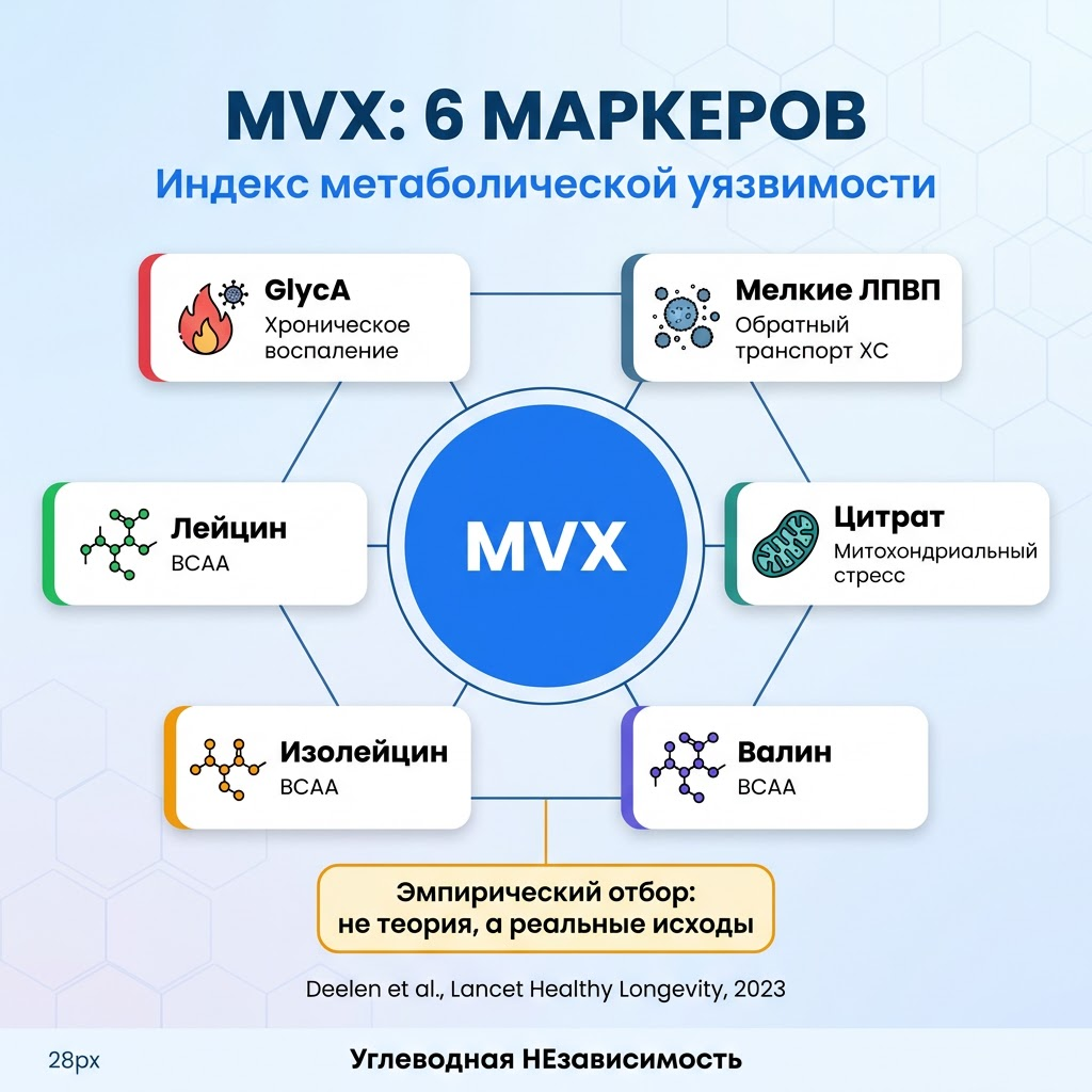 MVX: 6 маркеров