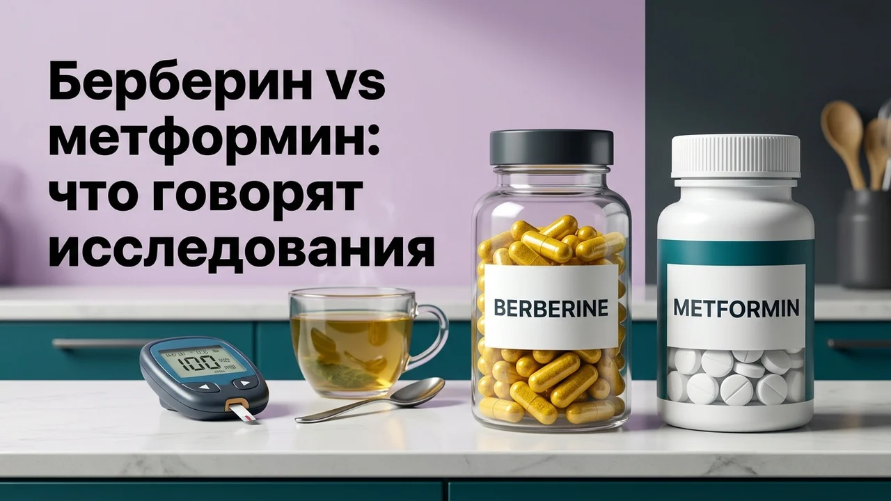 Берберин vs метформин: что говорят исследования 2025–2026