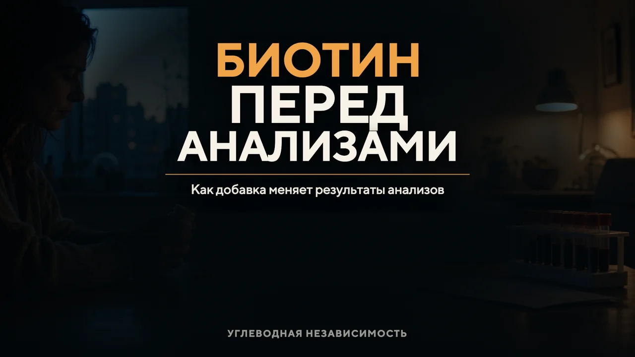Биотин для волос перед анализами: почему ТТГ падает, Т4 растёт, а тропонин может «исчезнуть»