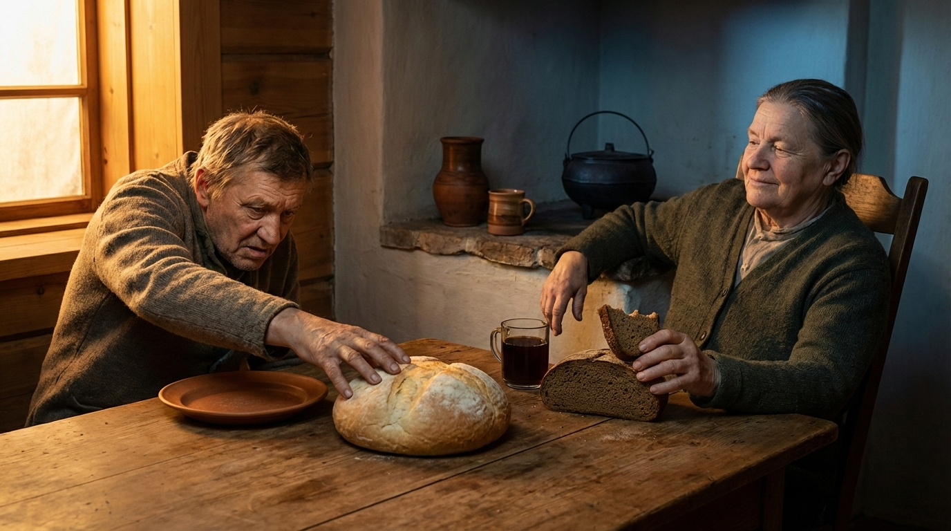 Два человека за столом