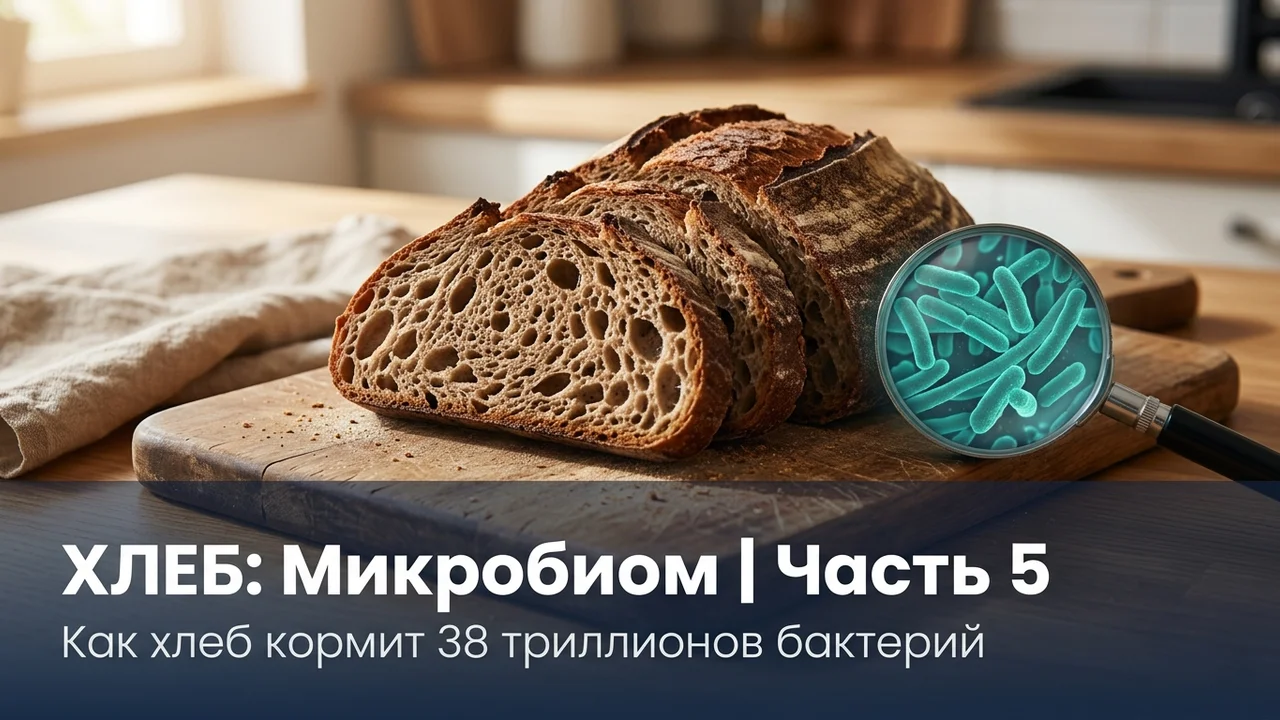 Хлеб и микробиом: фруктаны, бутират и кишечные бактерии