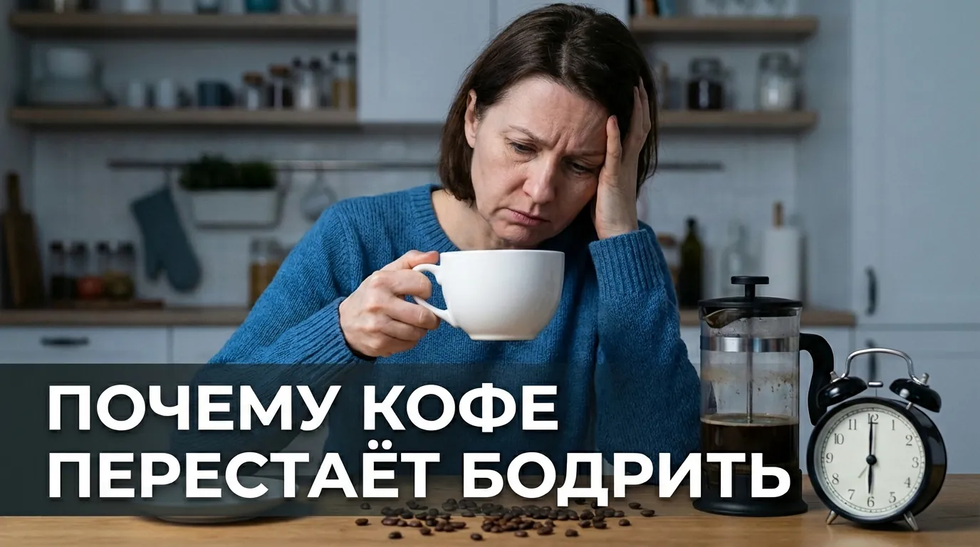 Почему кофе перестаёт бодрить: что на самом деле делает кофеин с вашим сном