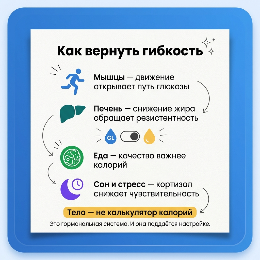 4 рычага восстановления метаболической гибкости