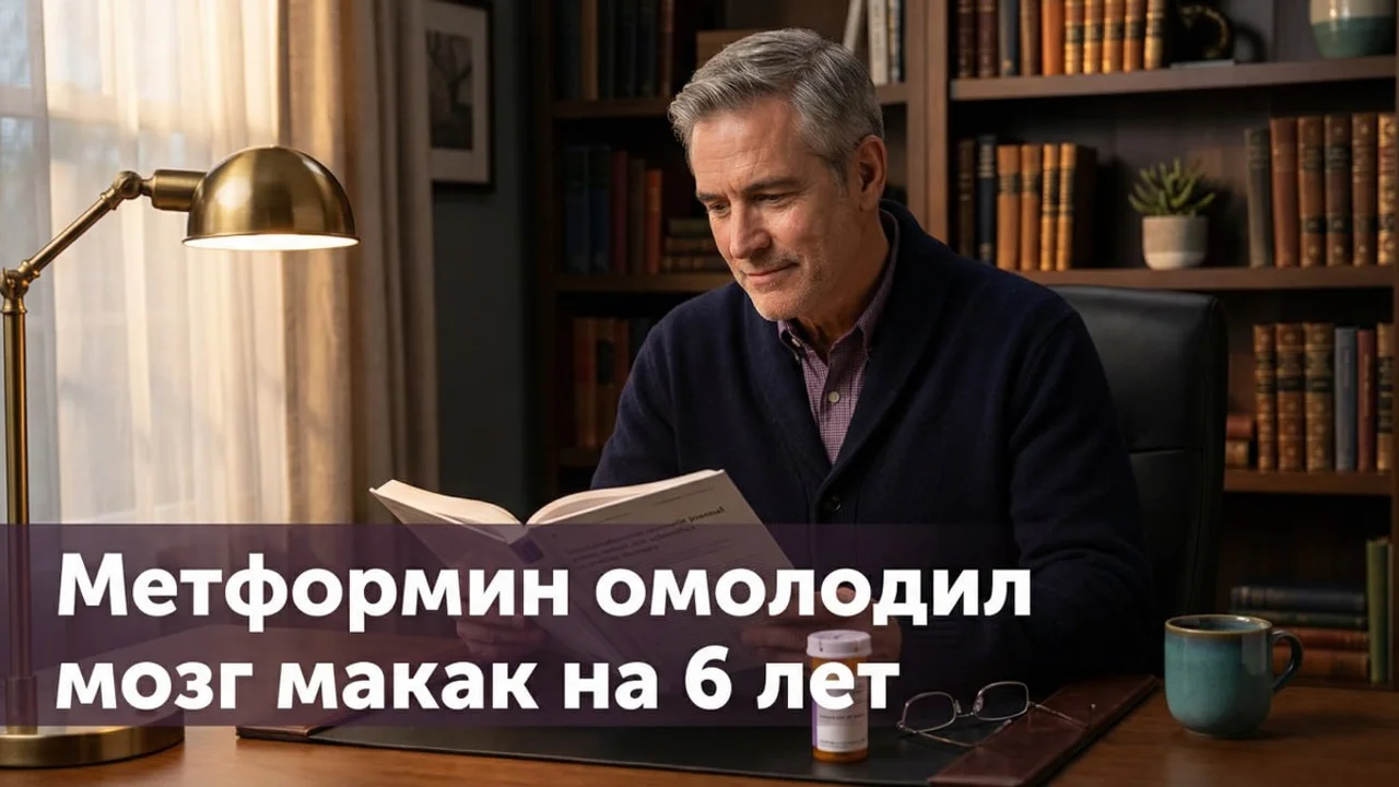 Cell 2024: как метформин омолодил мозг макак на 6 лет