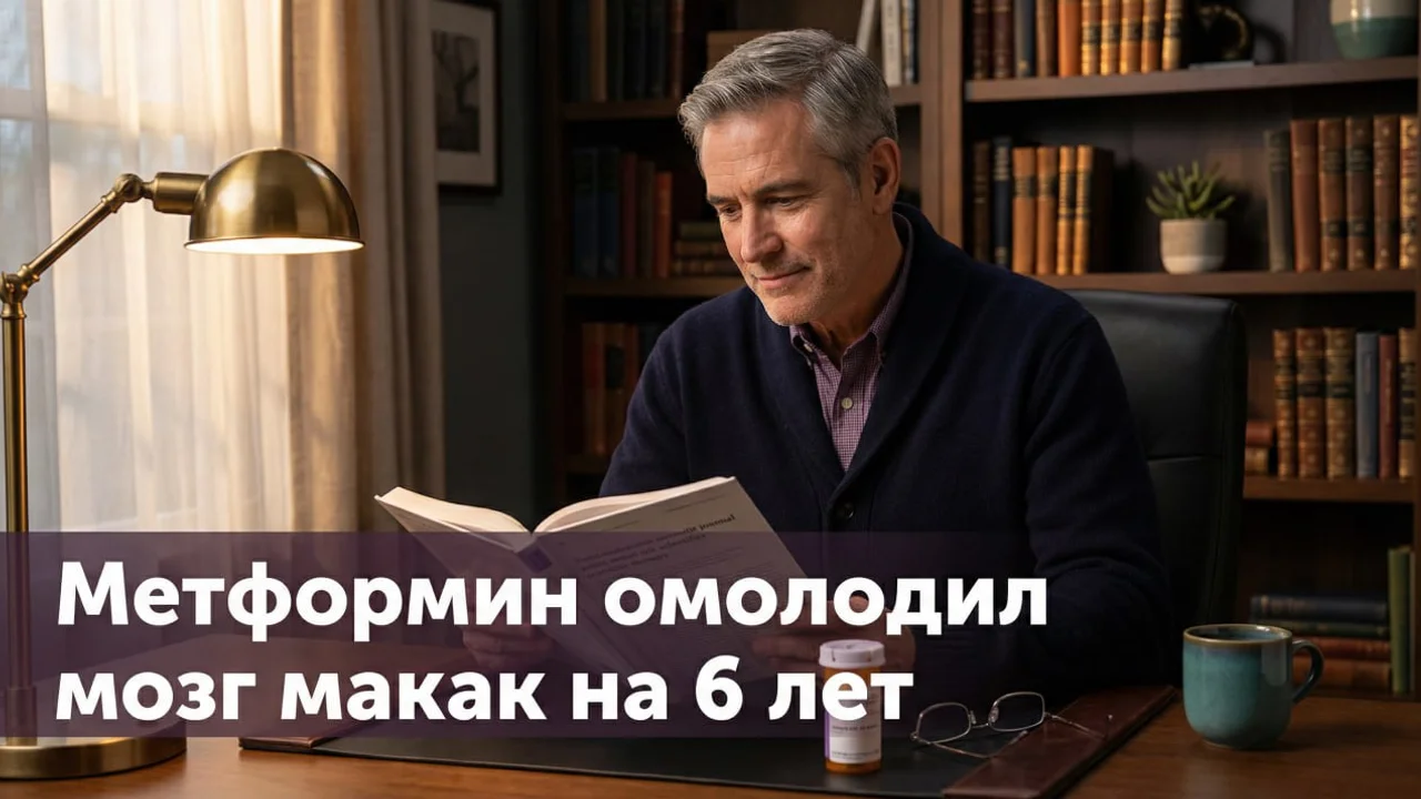 Cell 2024: как метформин омолодил мозг макак на 6 лет