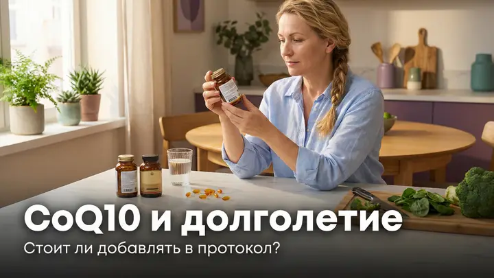 CoQ10 и долголетие: стоит ли добавлять в протокол?