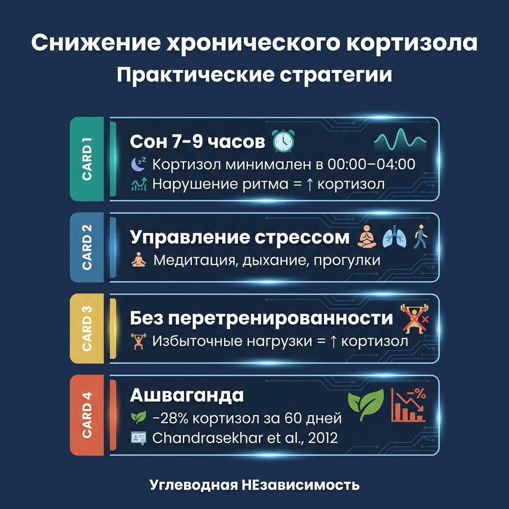 Практика: управление кортизолом