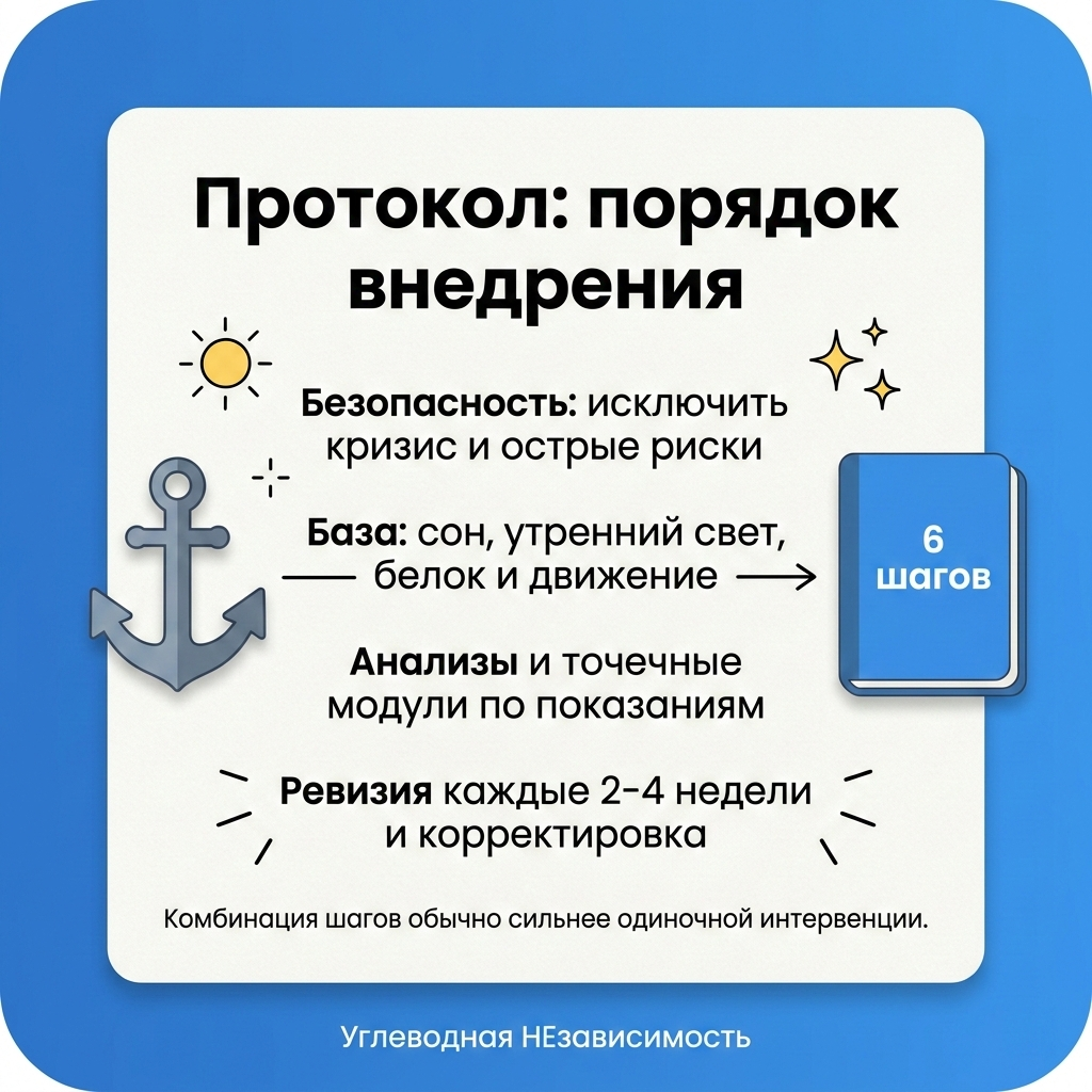 Каркас рецепта: mindset + физиология + нутриенты