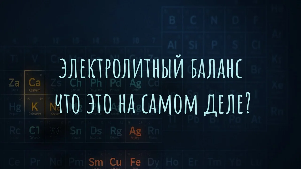 Электролитный баланс: что это на самом деле?
