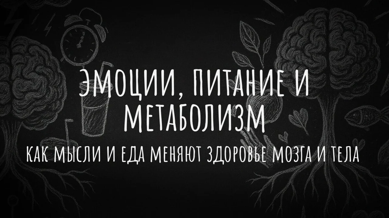 Эмоции, питание и метаболизм: как мысли и еда меняют здоровье мозга и тела