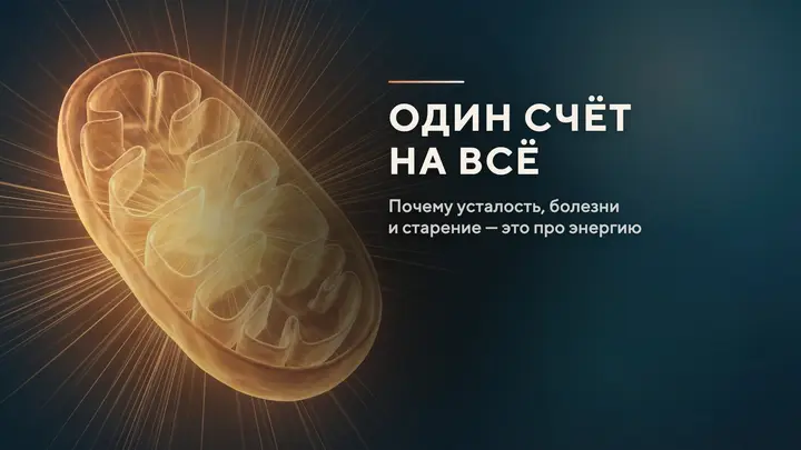 Один счёт на всё: почему усталость, болезни и старение — это про энергию