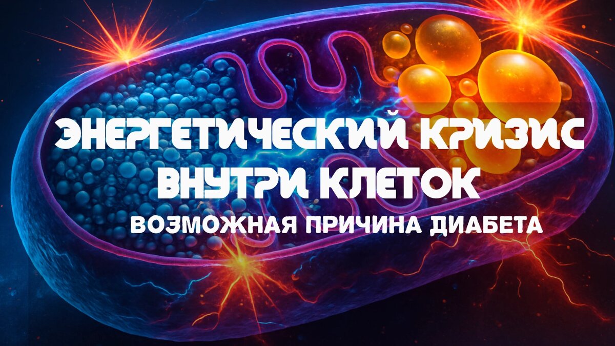Энергетический кризис внутри клеток, возможная причина диабета