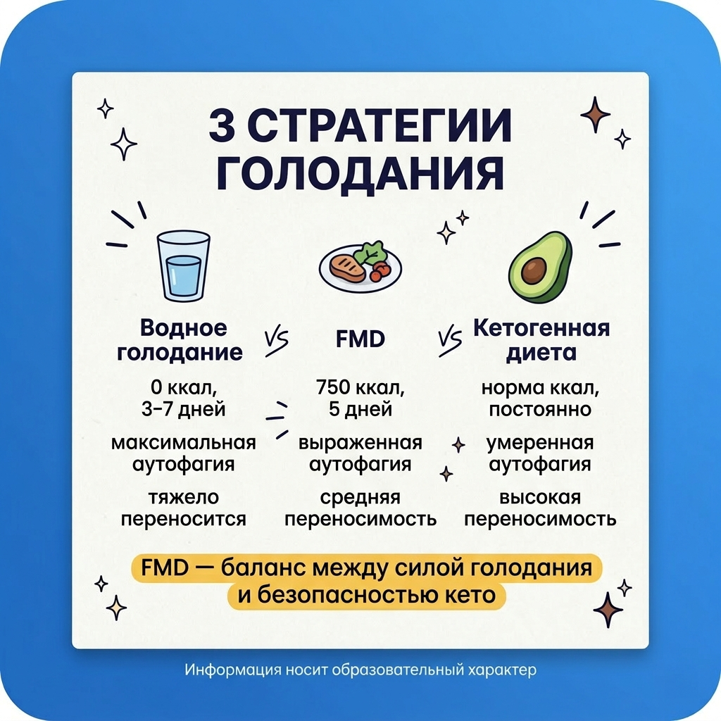 Инфографика: Диета, имитирующая голодание: что стоит за протоколом Вальтера Лонго