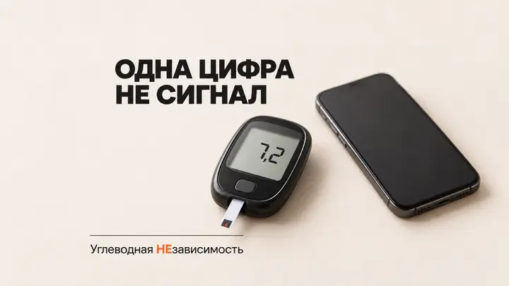 Глюкометр показал 7,2 без еды: когда одной цифре можно верить