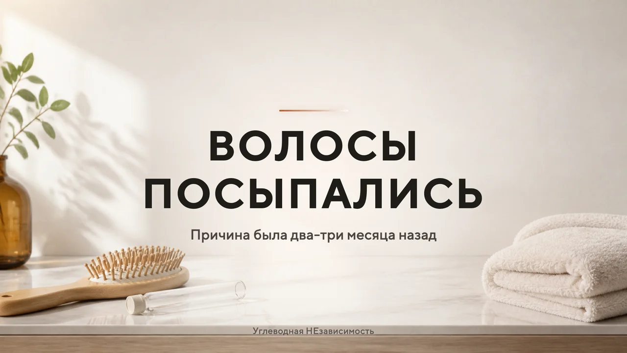 Волосы посыпались? Причина, скорее всего, была два-три месяца назад