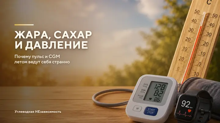 Почему в жару сахар, давление и пульс ведут себя странно