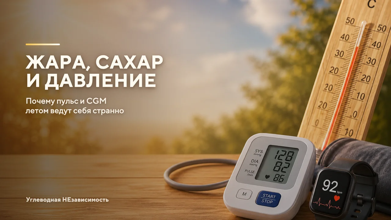 Почему в жару сахар, давление и пульс ведут себя странно