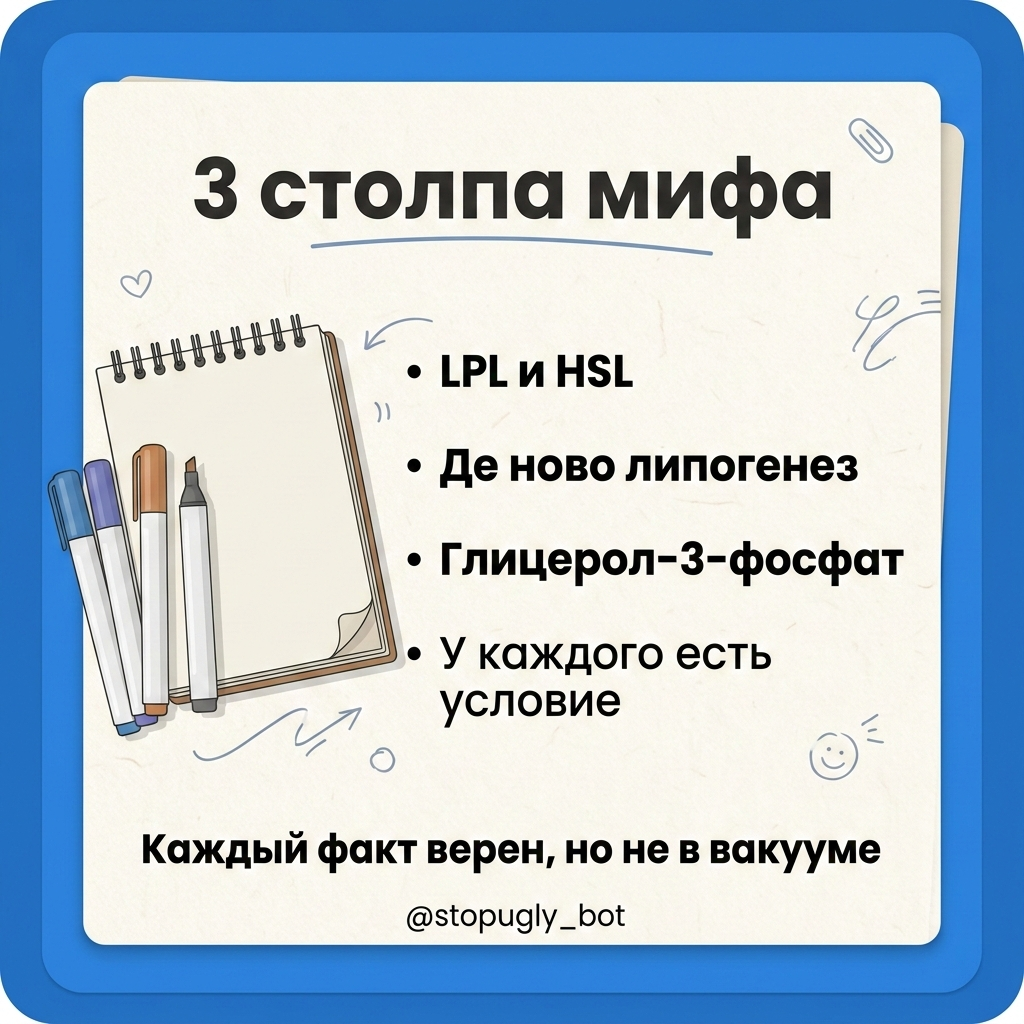 Инфографика: три столпа мифа