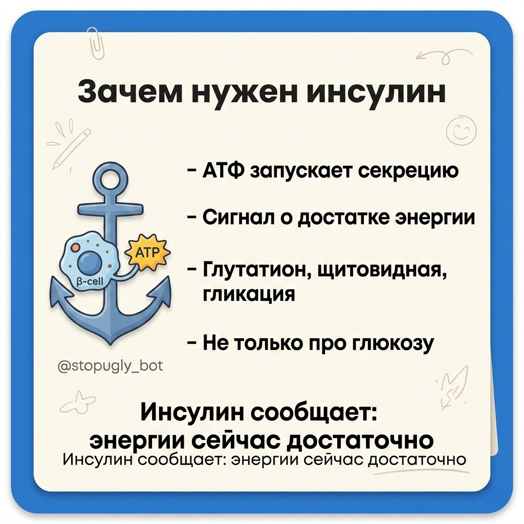 Инфографика: почему выделяется инсулин
