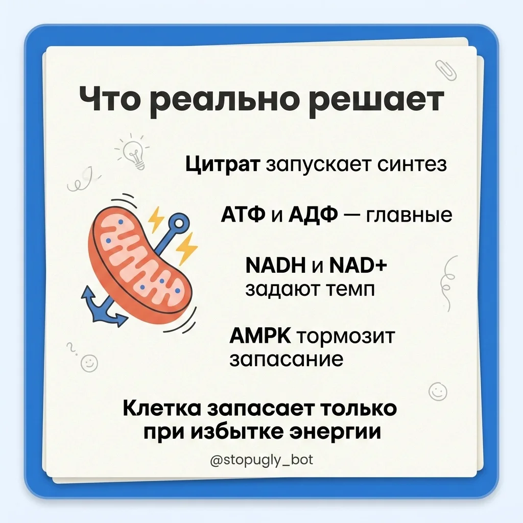 Инфографика: Почему инсулин не делает вас толстым: биохимия против мифа