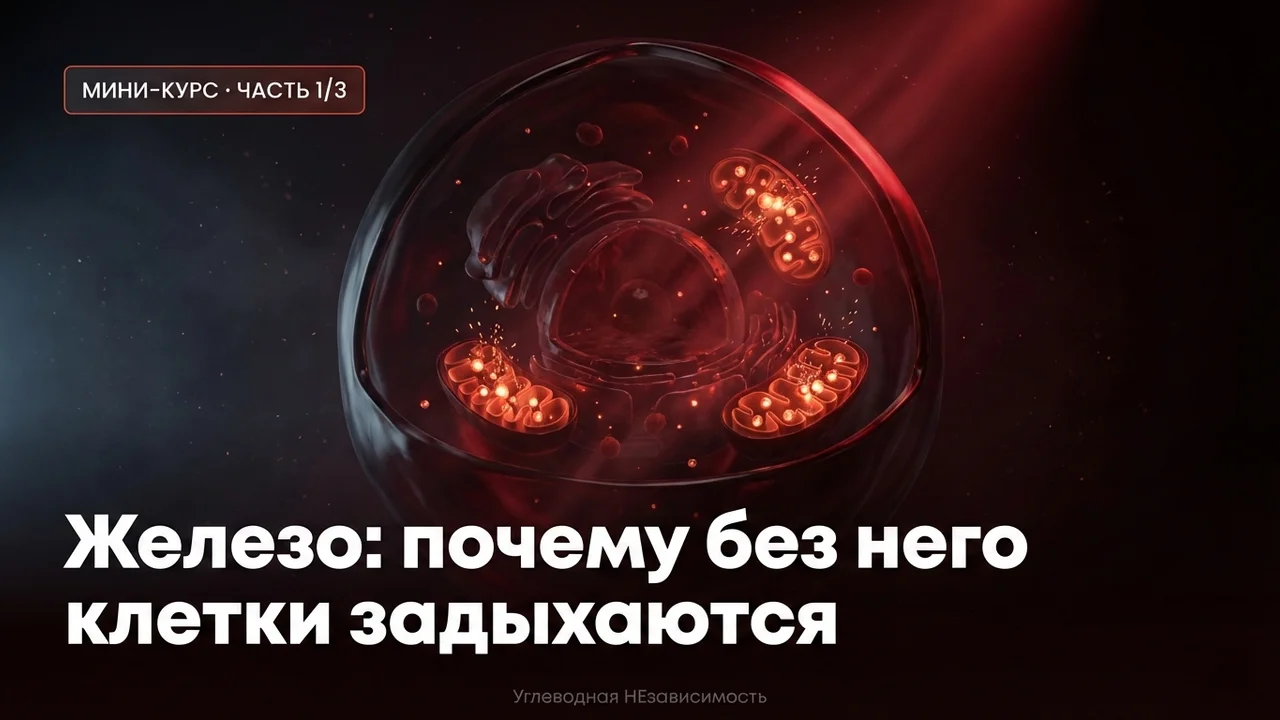 Железо: почему без него клетки задыхаются