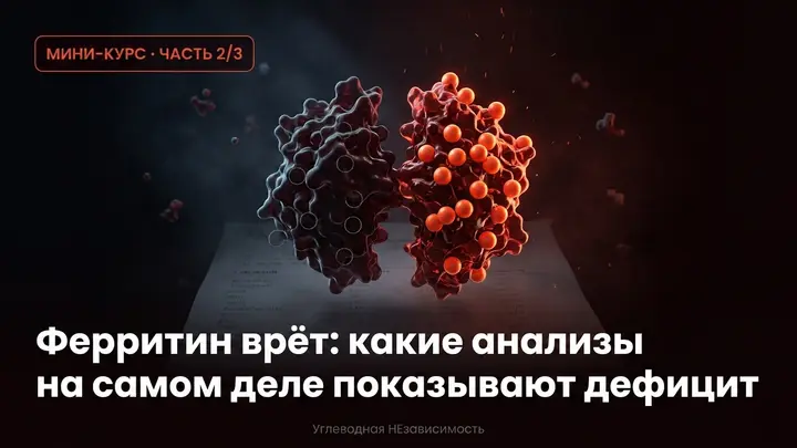 Ферритин врёт: какие анализы на самом деле показывают дефицит железа
