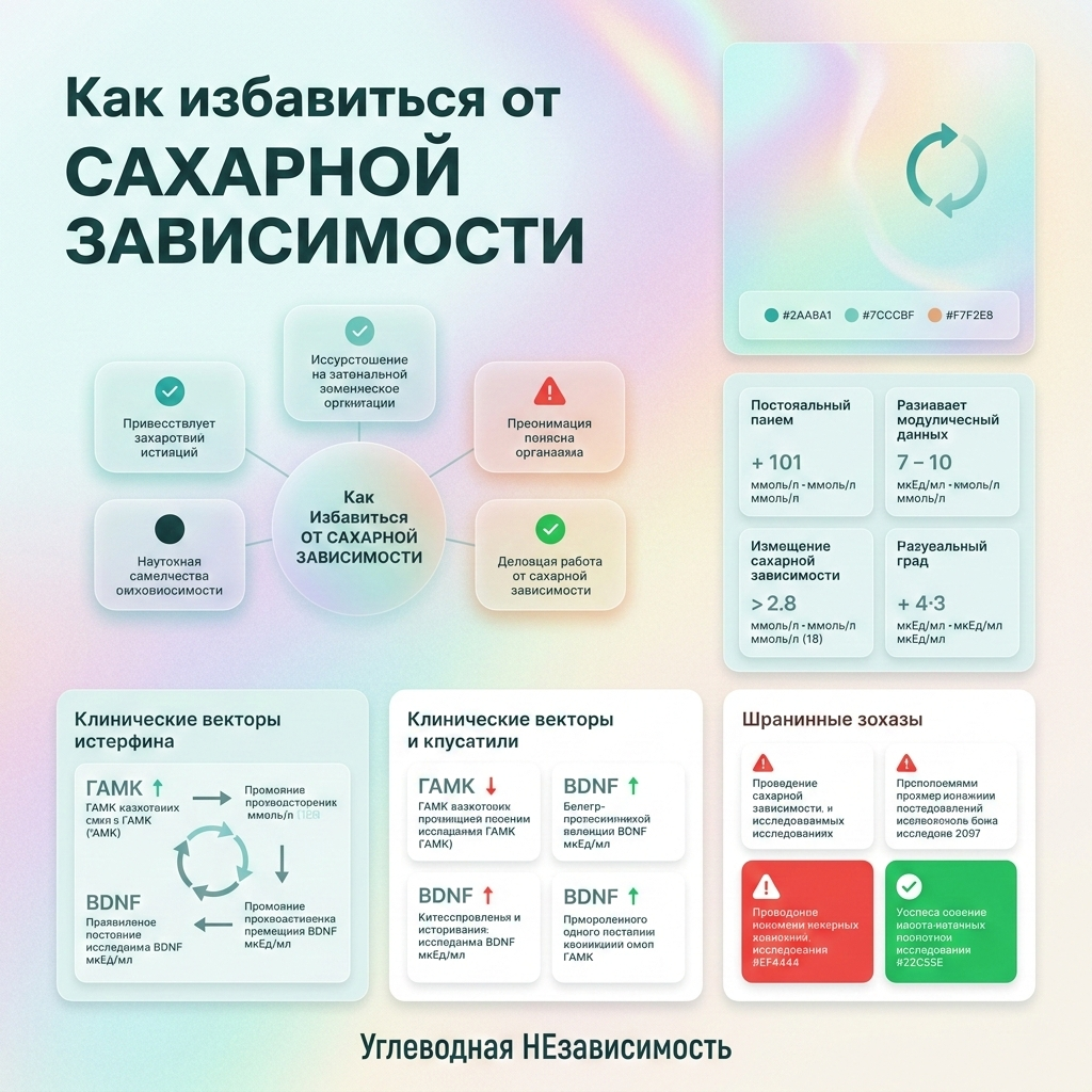 Инфографика: Как избавиться от САХАРНОЙ ЗАВИСИМОСТИ
