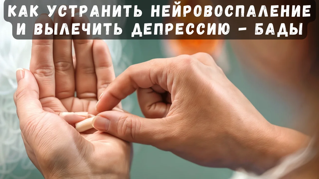 Как устранить нейровоспаление и вылечить депрессию - БАДы