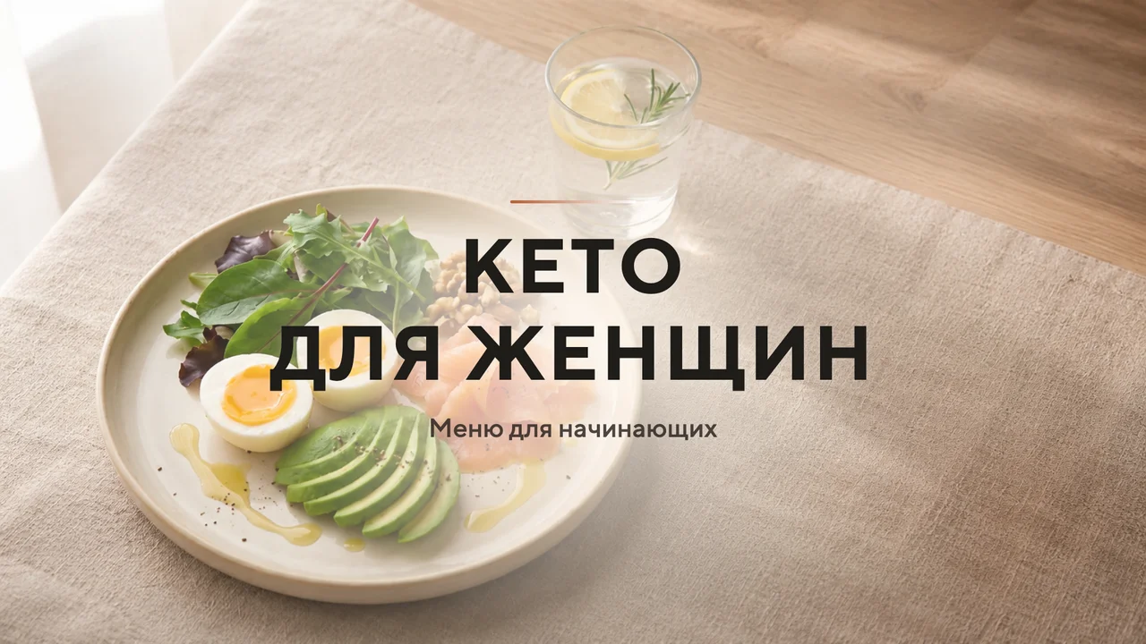 Кето-диета для женщин: меню для начинающих и первые 2 недели