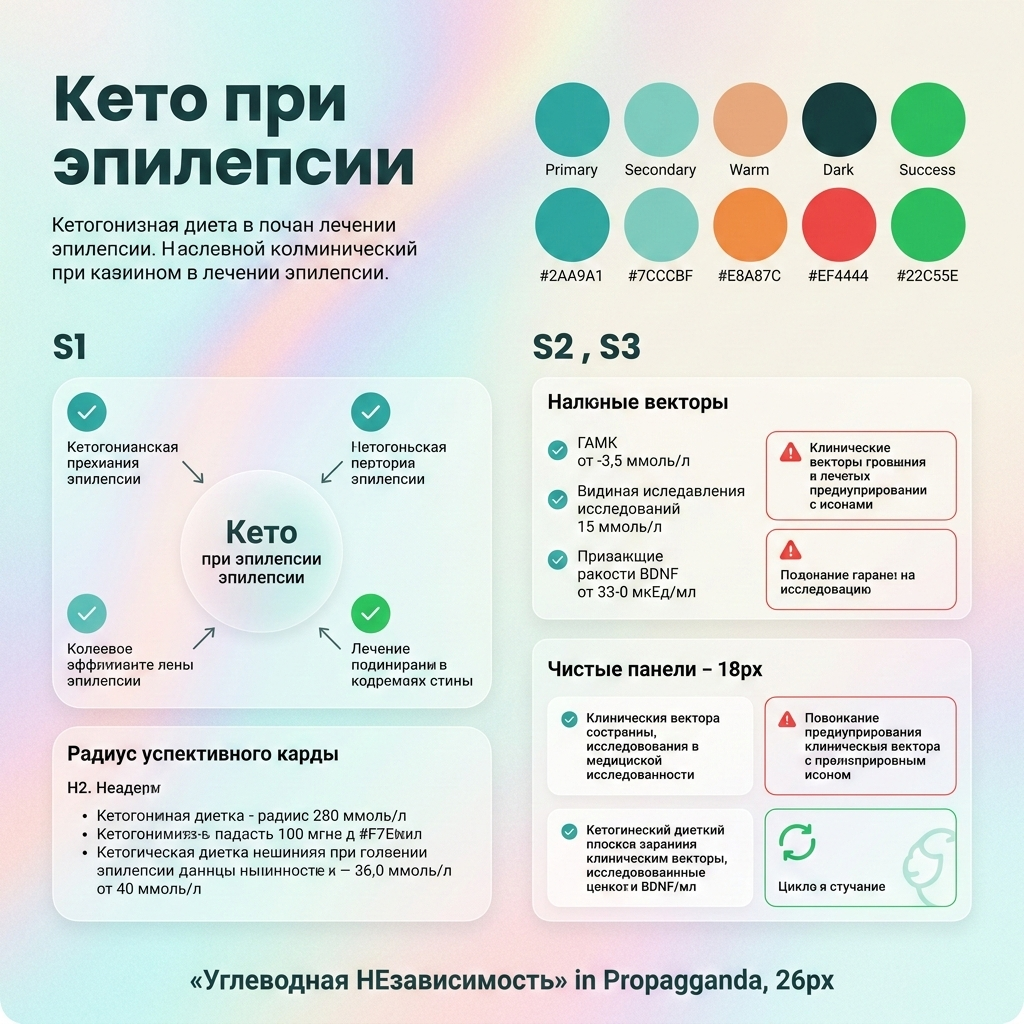 Инфографика: Кето при эпилепсии