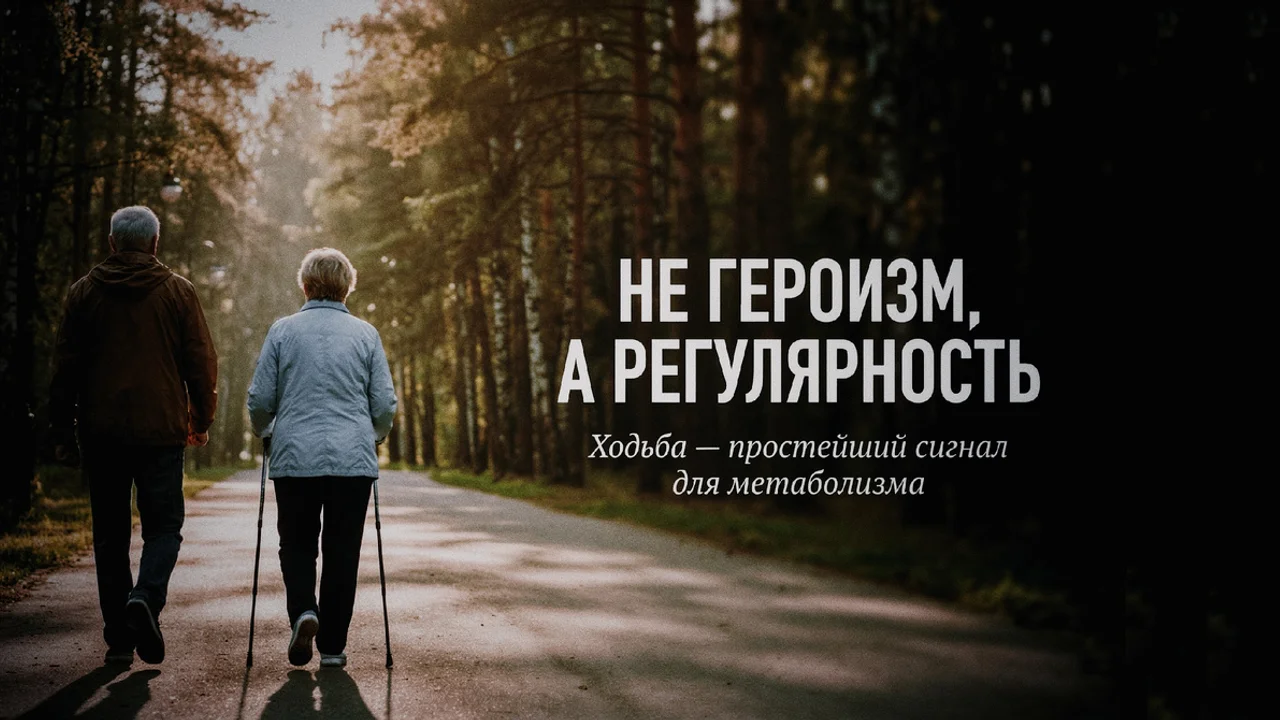 Ходьба: меньше старения, больше энергии