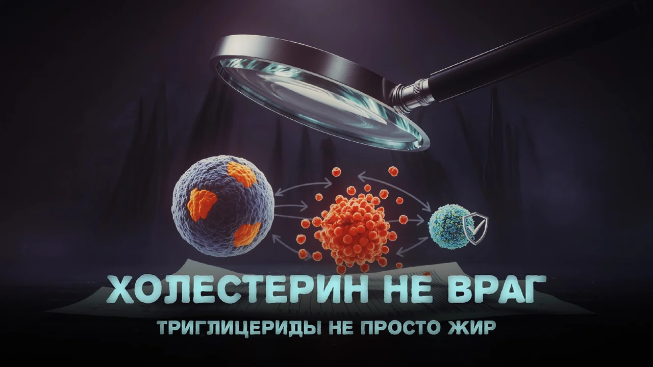 Холестерин не враг, а триглицериды не просто жир