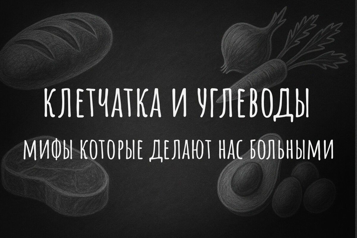 Клетчатка и углеводы: мифы, которые делают нас больными