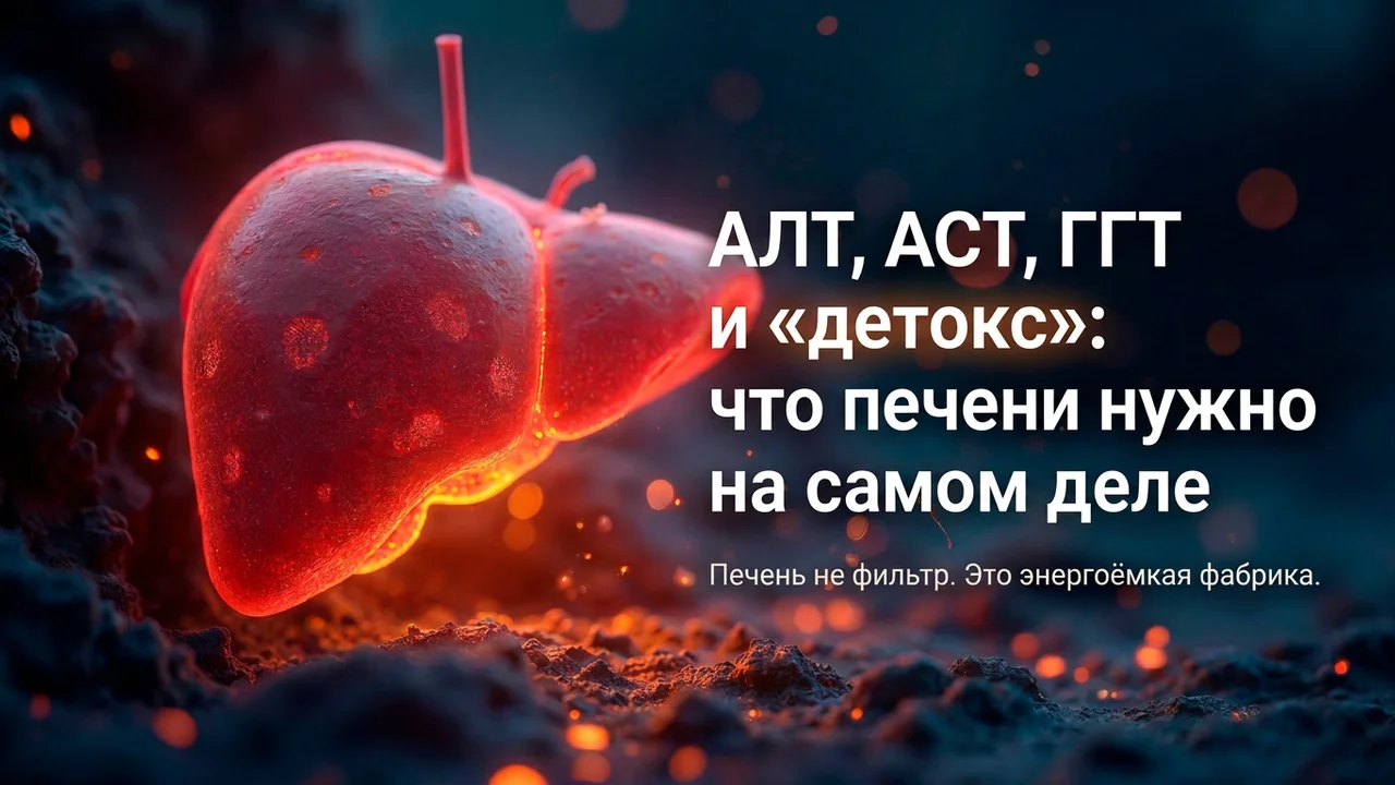 АЛТ, АСТ, ГГТ и «детокс»: что печени нужно на самом деле