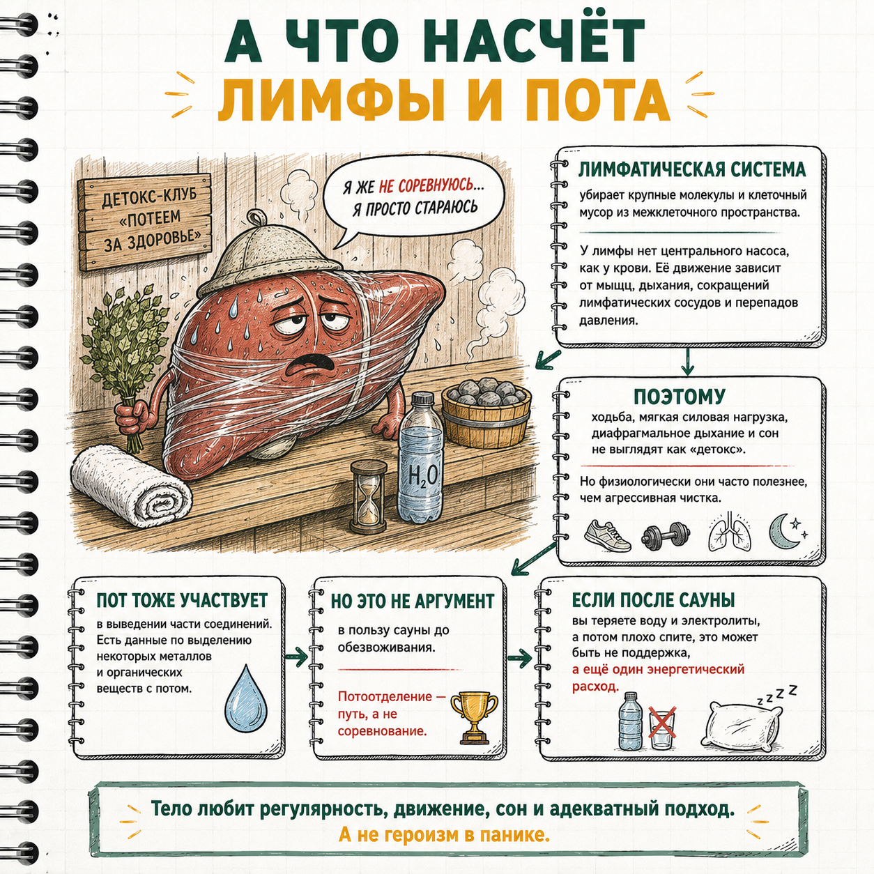 А что насчёт лимфы и пота