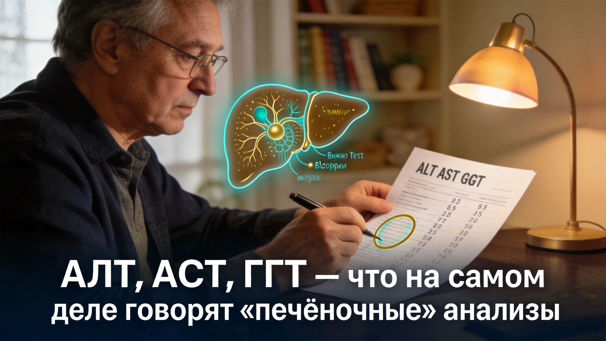 АЛТ, АСТ, ГГТ — что на самом деле говорят «печёночные» анализы