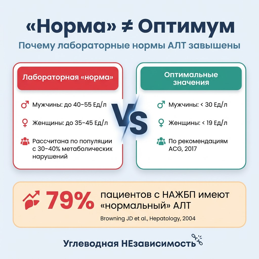 Лабораторная "норма" vs оптимальные значения