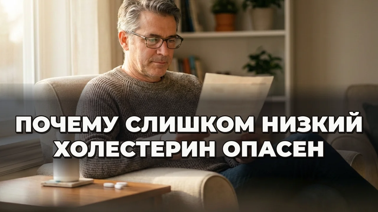 Почему слишком низкий холестерин опасен: тестостерон, кортизол, витамин D