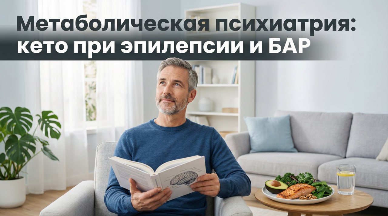 Метаболическая психиатрия, часть 1: почему кето работает при эпилепсии и БАР