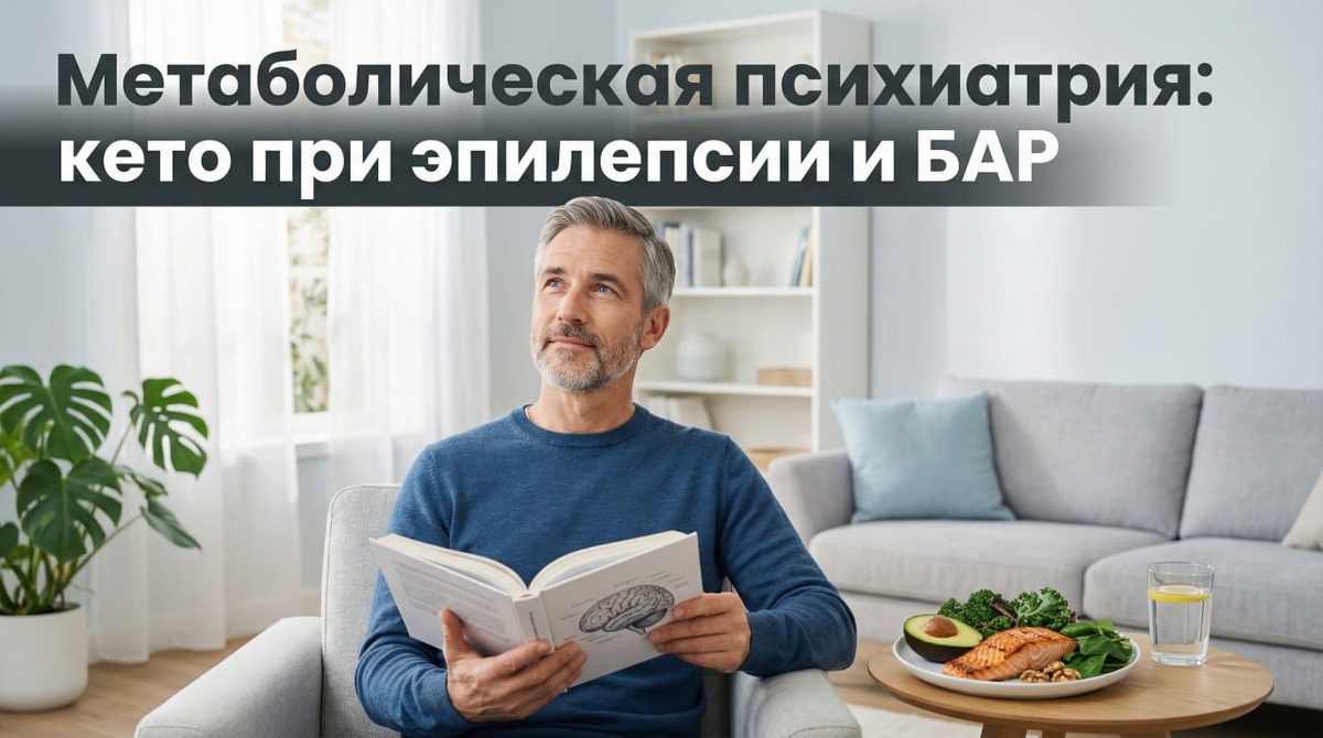 Метаболическая психиатрия, часть 1: почему кето работает при эпилепсии и БАР