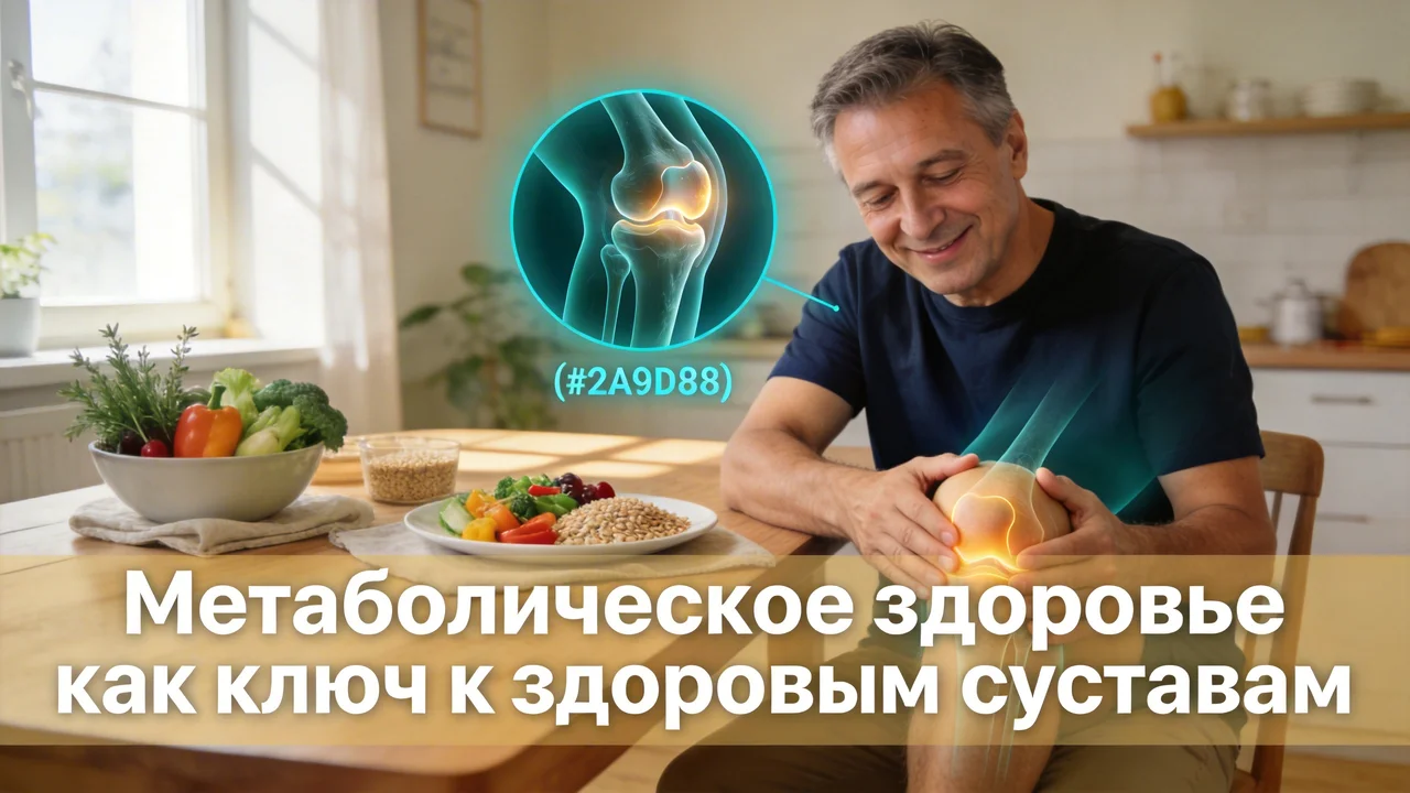 Метаболическое здоровье как ключ к здоровым суставам